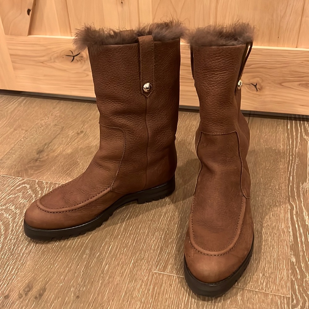 Jimmy Choo leather boots